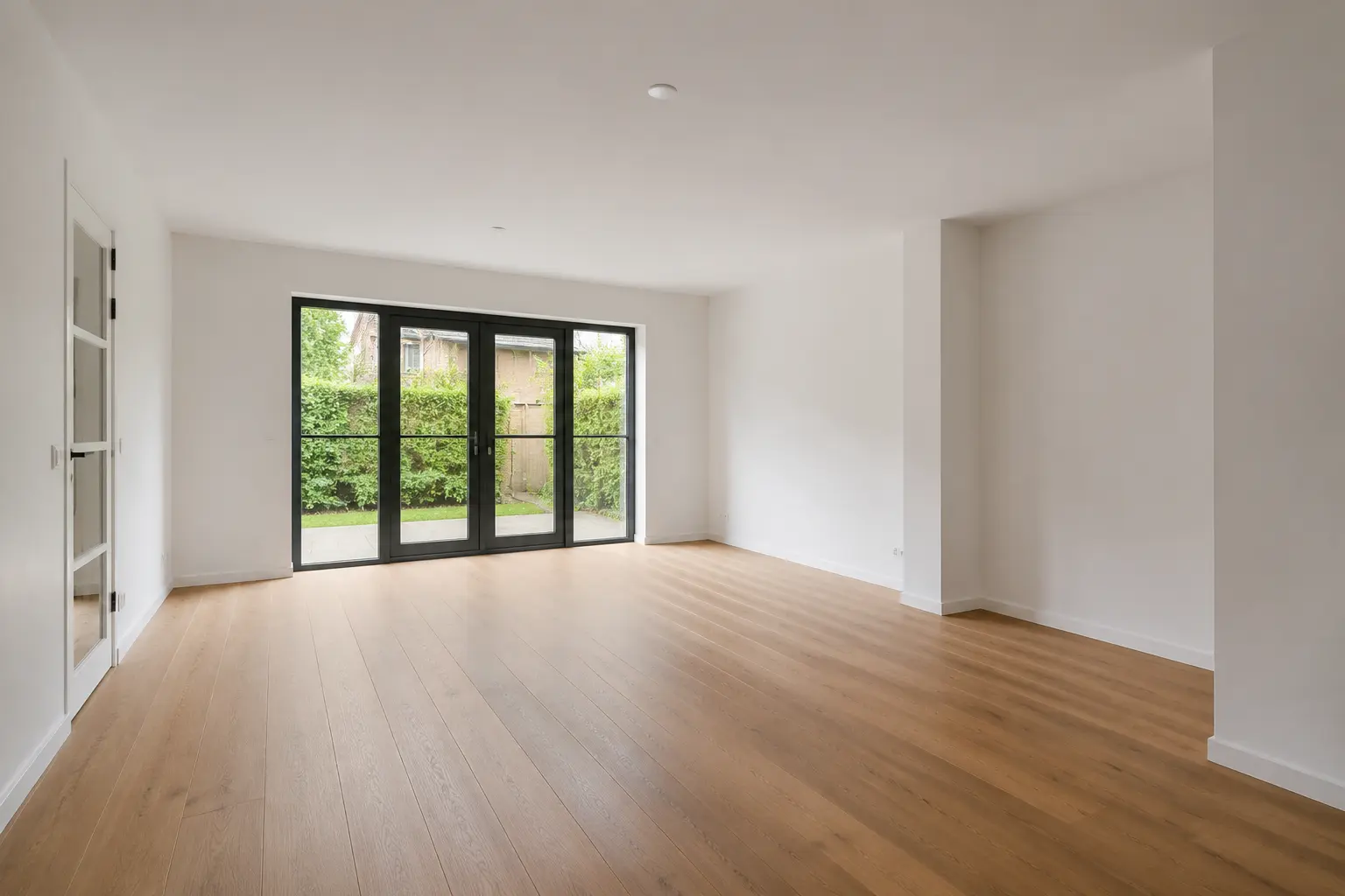 Originele woonkamer vóór digitale inrichting